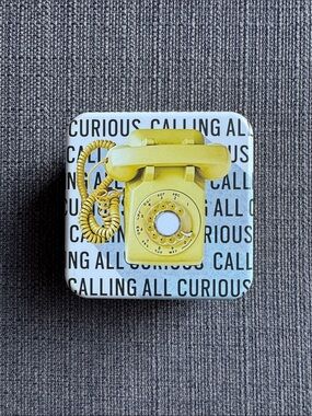 Fossil Yellow Retro Rotary Phone Snap-On Case